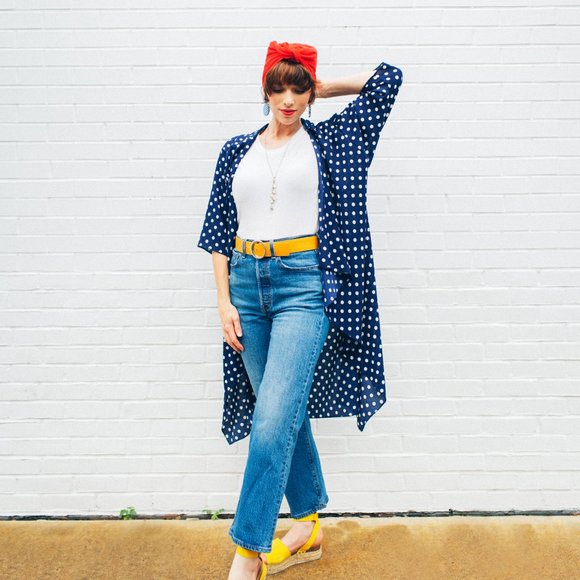 Levi's Ribcage Jeans - Color "Charleston Rain" - Picture 5 of 5